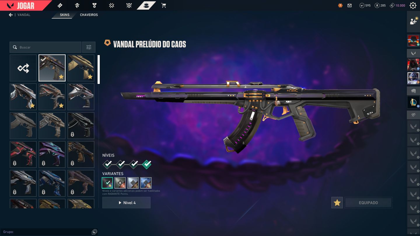 VALORANT | 9 Facas, Karambit RGX e Íon, Araxys, Prelúdio do Caos + LOUD VCT 2025
