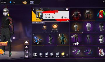 CONTA DE FF COM +700 PEITORAIS