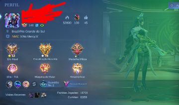 Conta mobile legends main adc 19708 mil partidas