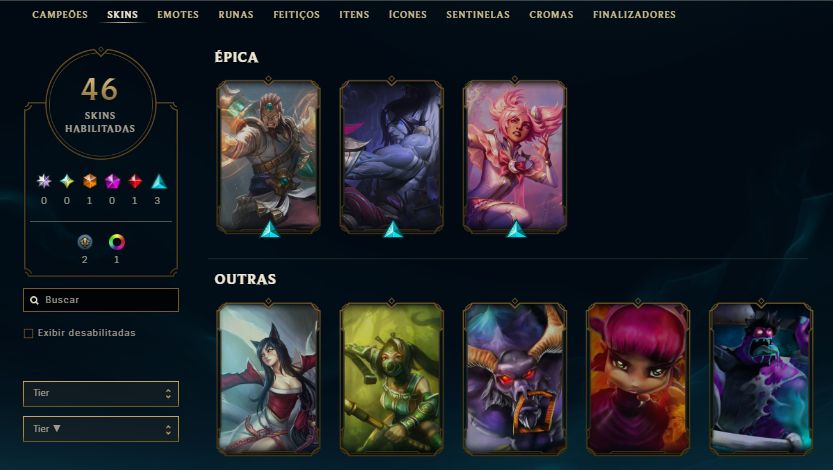 CONTA ESMERALDA 4 / +30 PDL - 10 / 7 SKINS + ESPÓLIO / LEE SIN PUNHOS DIVINOS