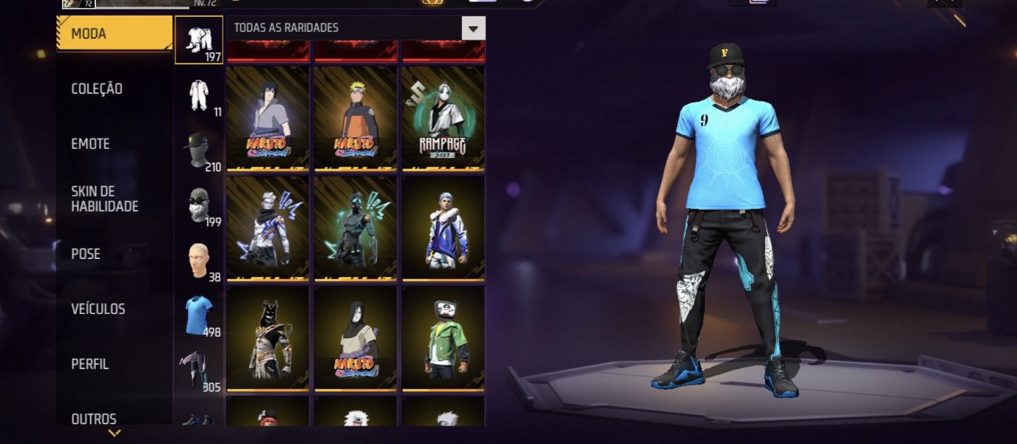 Conta free fire muita rara e exclusiva