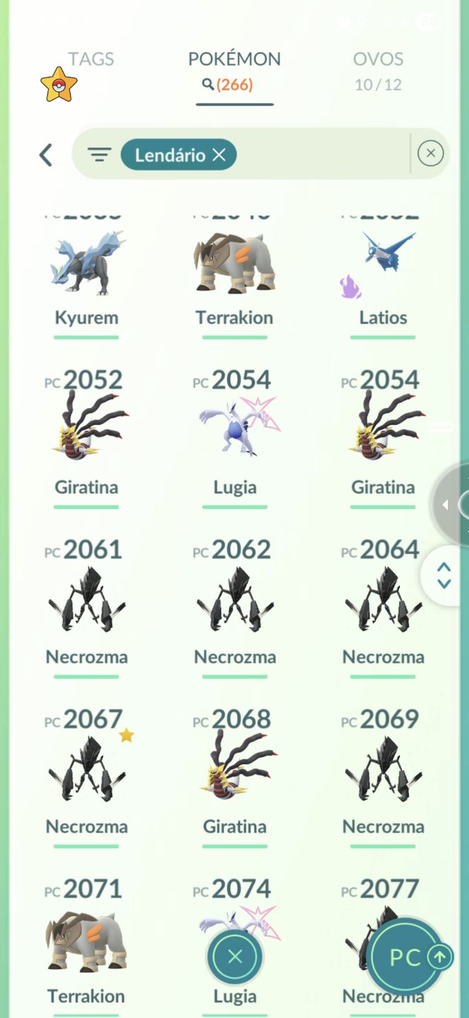 Pokemons, Pokemon go normais, lendários e ultracriaturas - POKÉMON GO