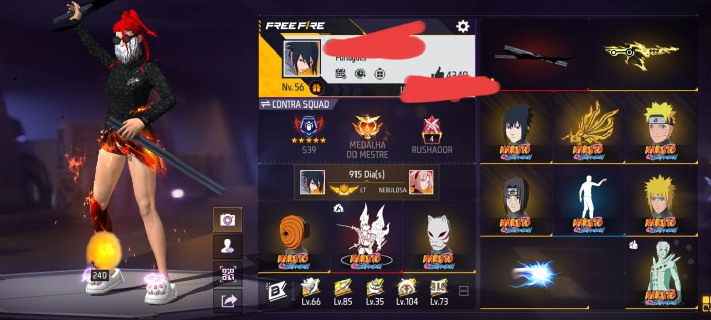Conta d free fire p hj