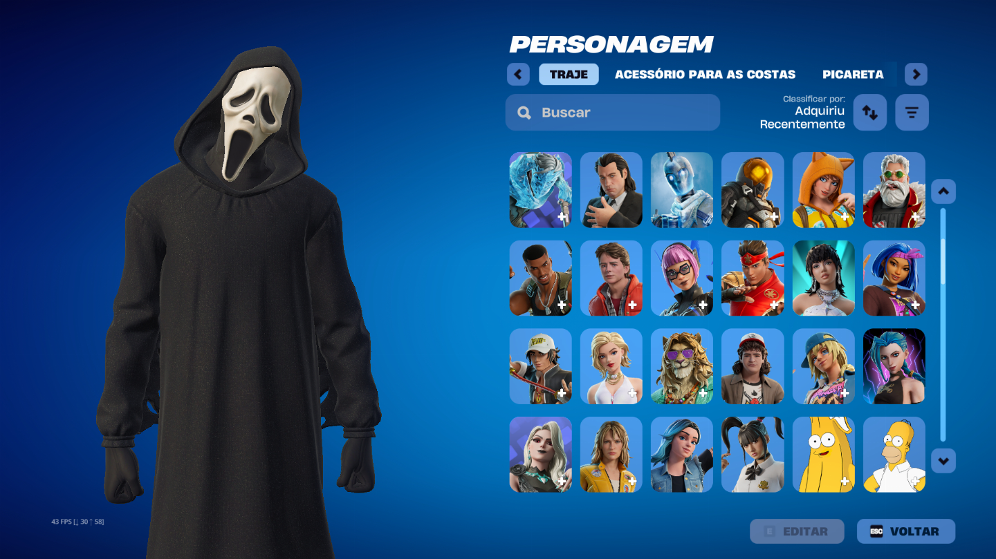 Conta Fortnite | 13.700 V-Bucks 165 Skins, Passes 200% Upados + Jogos Epic Games