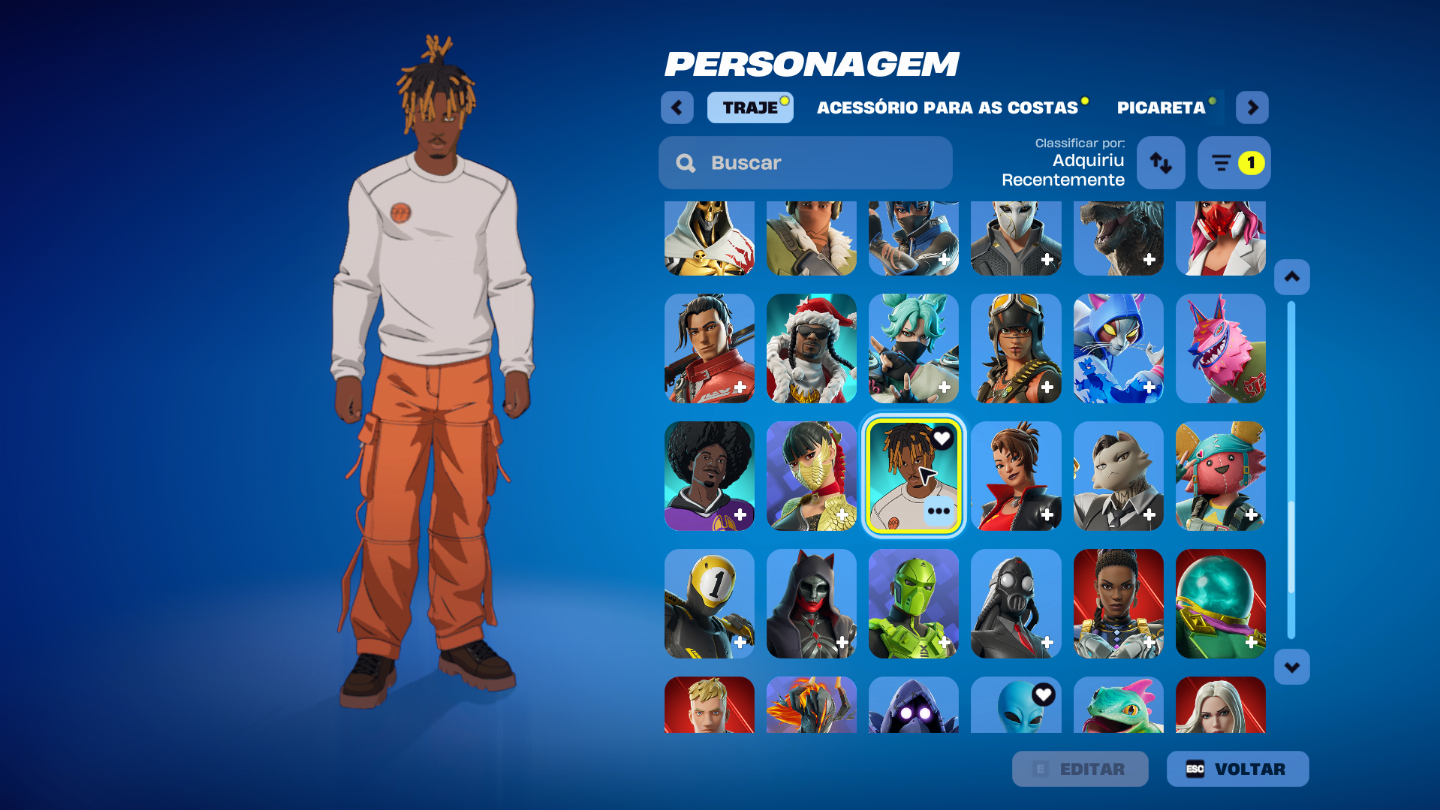 CONTA DE FORTNITE COM SKINS TRYHARD E CLUBE FORTNITE