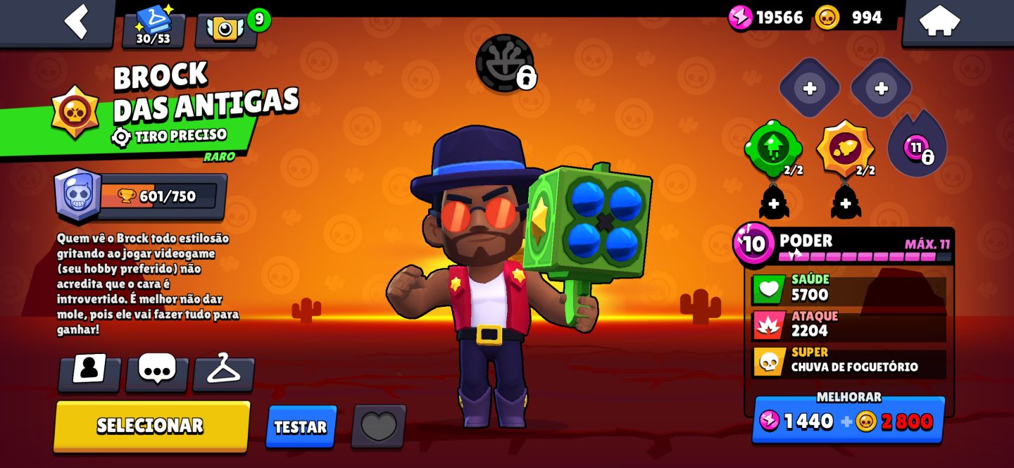 CONTA BRAWL STARS DE 2018 | SHELLY ESTELAR + RICOCHETE | 30K+ TROFÉUS