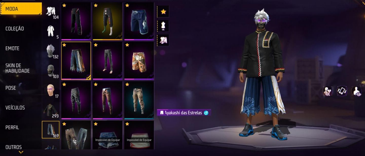 Conta free fire com punho e skins raras PROMOÇÃO