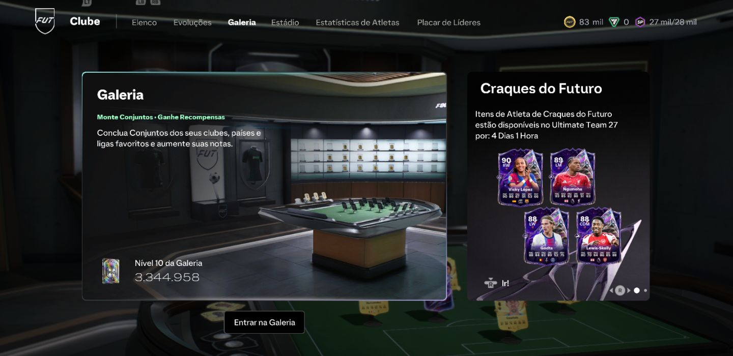 CONTA EA FC 27 UT COM TIME META + JOGO NA STEAM(PC)