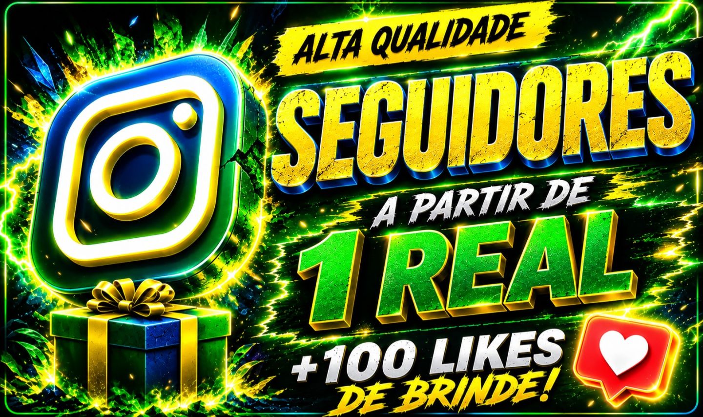 SEGUIDORES INSTAGRAM BRASILEIROS ALTA QUALIDADE + 100 LIKES BRINDE