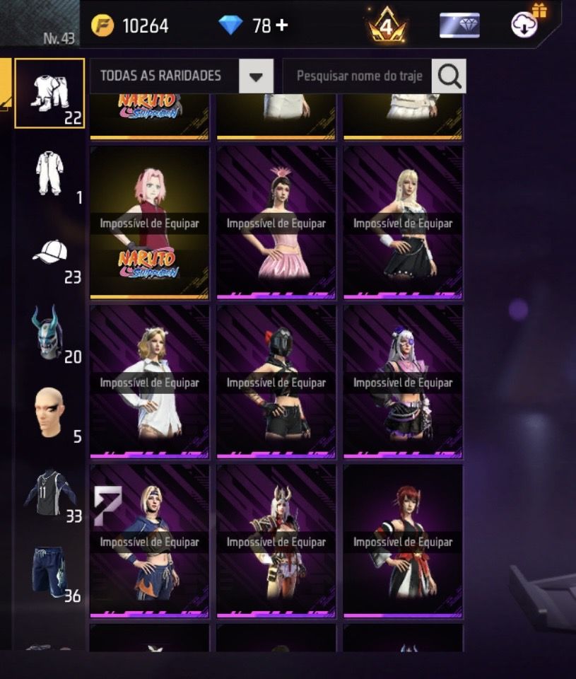 CONTA BÁSICA GEMADA - PRIME 4 LEVEL 43