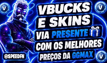 V-Bucks e Skins via Presente Escolha o Seu Pedido (Melhores Preços)