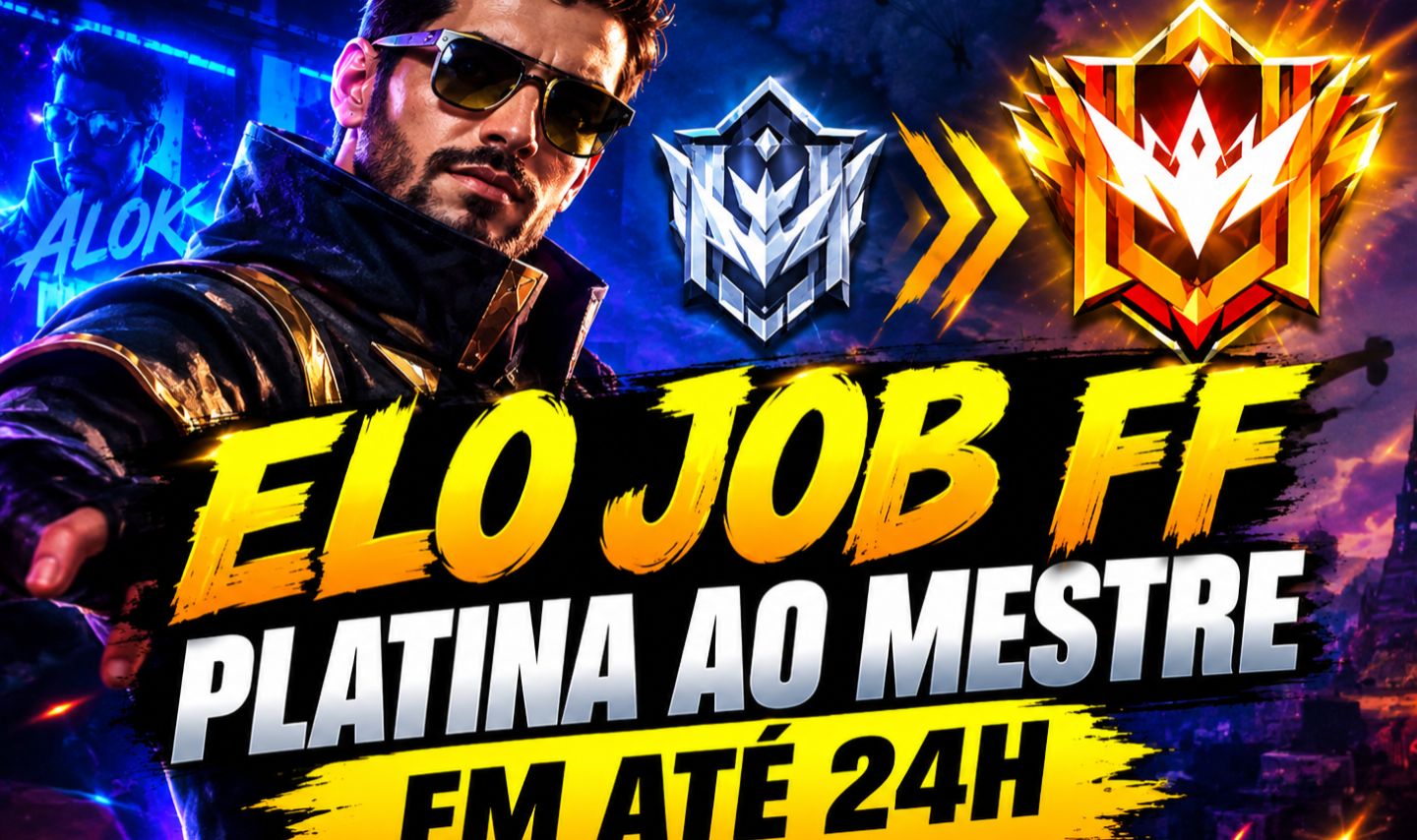 [ENTREGA RÁPIDA] ELO JOB FREE FIRE - PLATINA AO MESTRE EM ATÉ 24H - 100% SEGURO