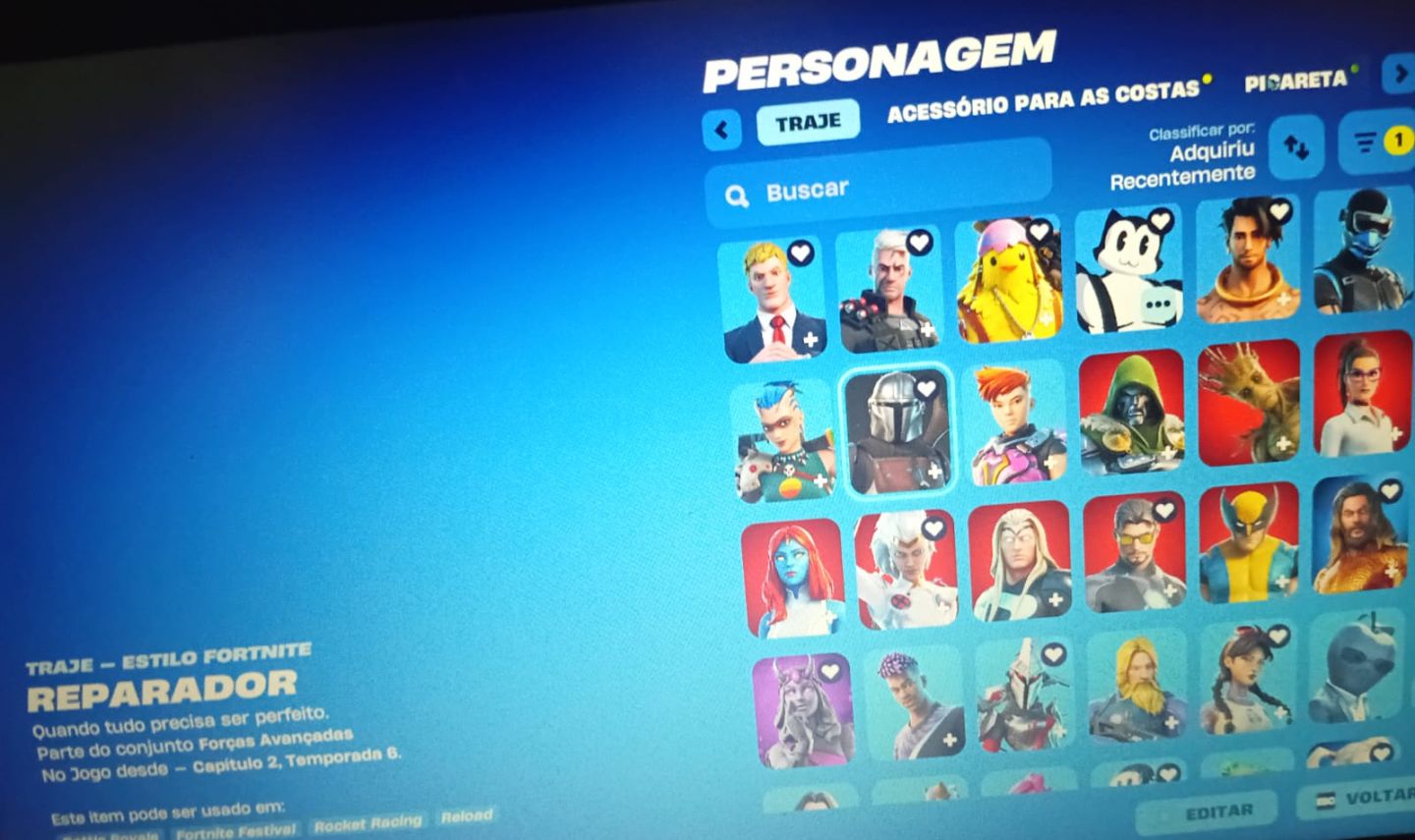 CONTA FORTNITE PASSES ANTIGOS + MARVEL + DC + MUITO MAIS