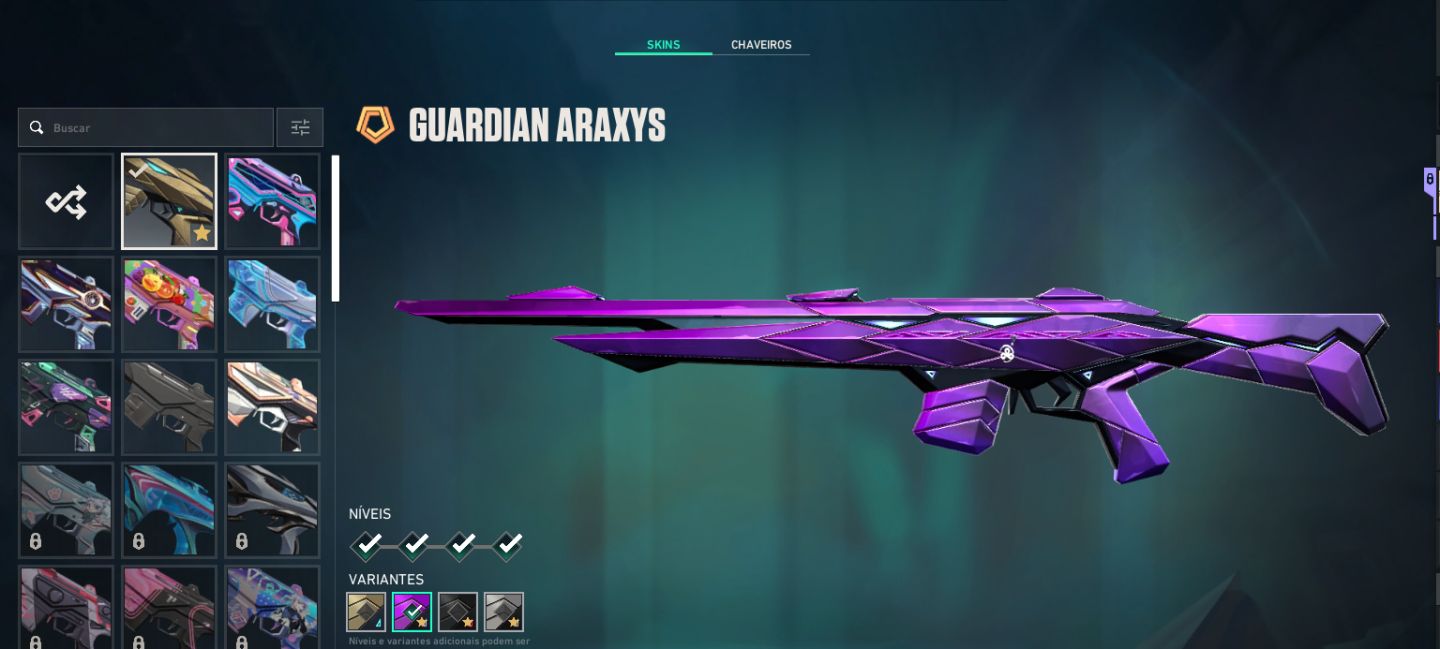 Conta Valorant, platina 2 com 81 SKINS! Champions 25 e 26