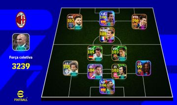 Conta efootball 3254 de força máxima. Somente konamid id