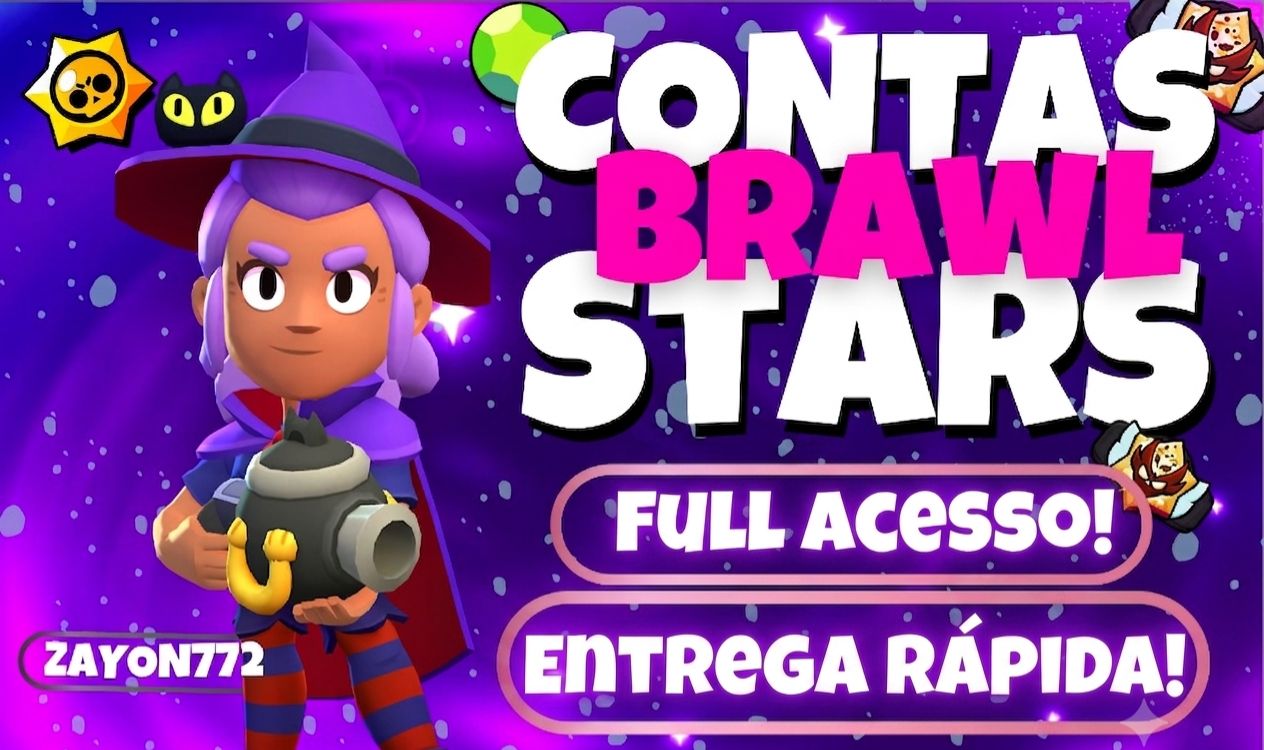 Conta Brawl Stars 85K de Troféus - Brawl Passe ativo!