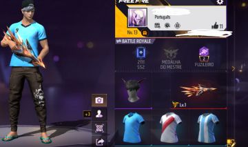 Conta free fire com aug evolutiva