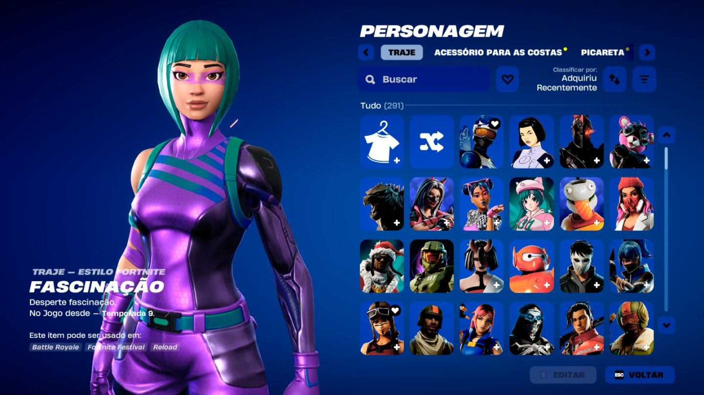 CONTA DE FORTNITE OG COM BUNDLES COMO IKONIK + WONDER + ETC