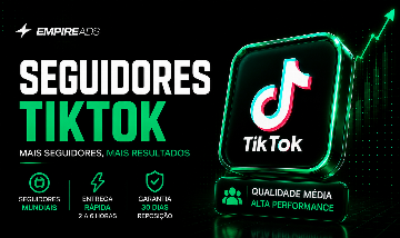 SEGUIDORES TIKTOK | MELHOR PREÇO | ALTA QUALIDADE | ENTREGA RÁPIDA