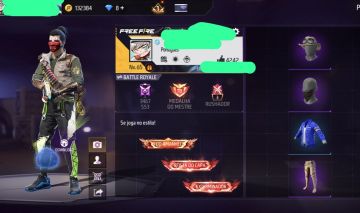 (CONTA FREE FIRE SUPER RARA) ITENS EXCLUSIVOS NARUTO + COLEÇÃO ANTIGA