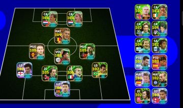CONTA EFOOTBALL FULL 3240+ COM HAZARD 109,CRUYFF 108,JUAN GARCIA 106,DEROSSI 105