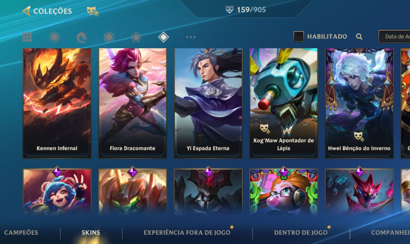Conta de wild rift ótima pra pro players