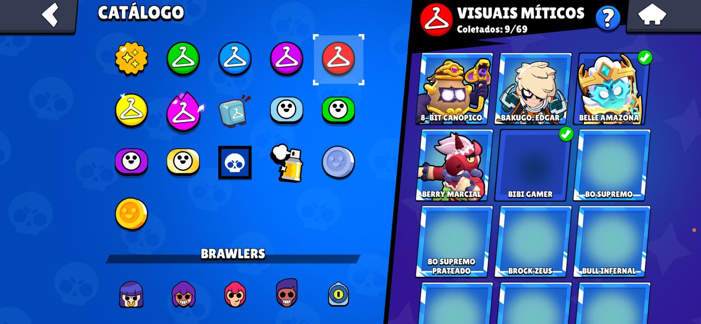 CONTA DE BRAWL STARS COM 44188,228 SKINS