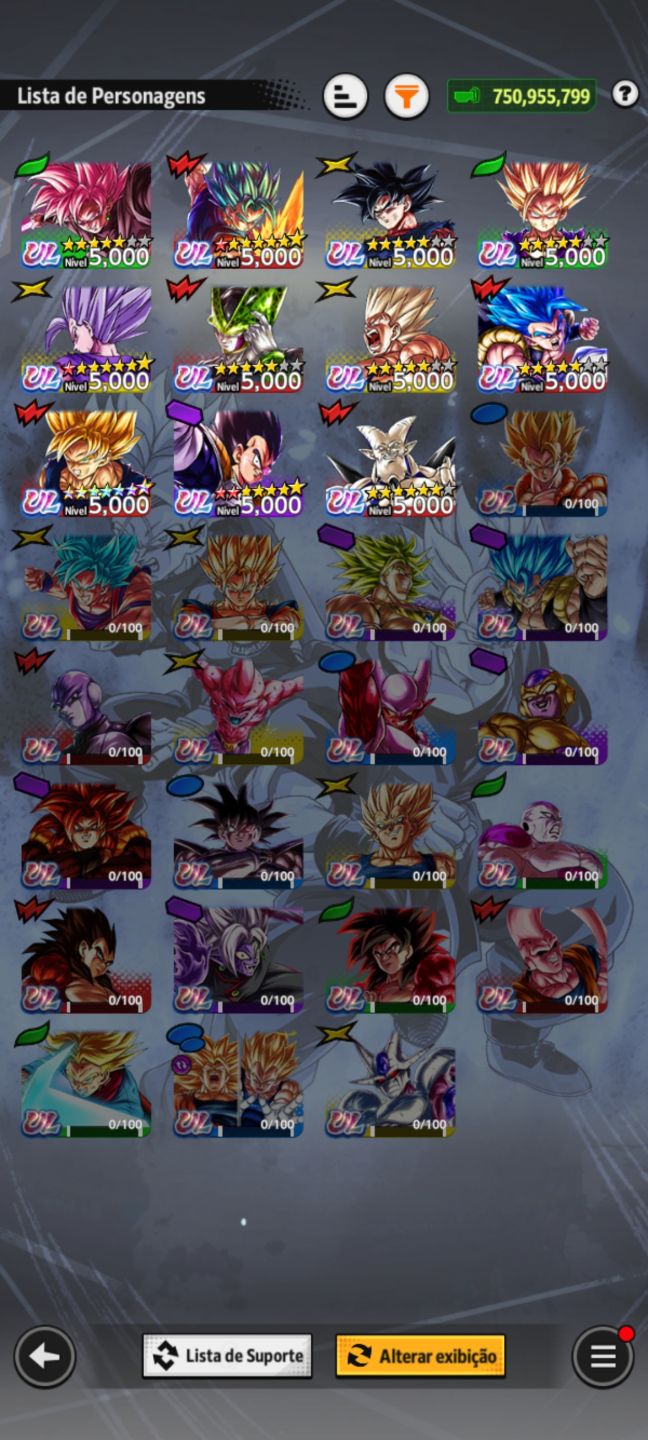CONTA DRAGON BALL LEGENDS À VENDA