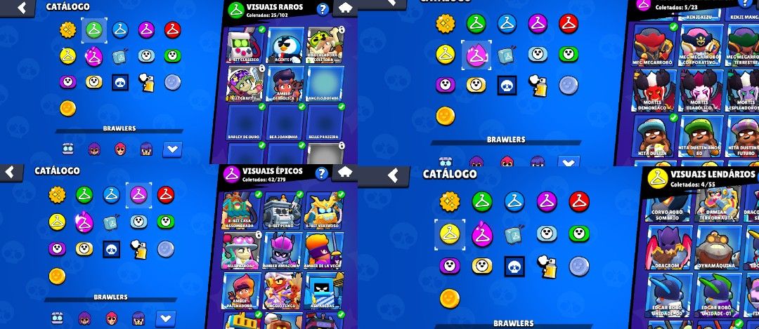 Conta brawl stars iniciante 17K de troféus
