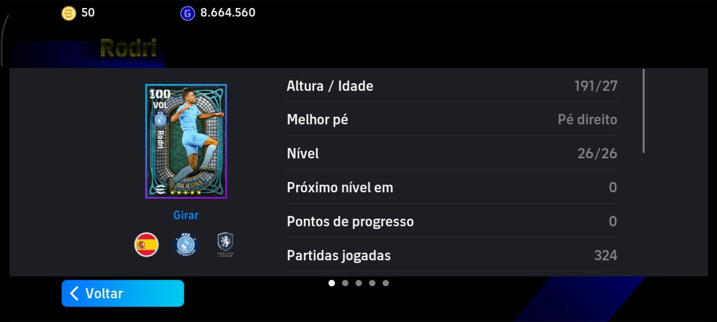 Conta antiga de efootball com salah+mbappe PSG+neymar