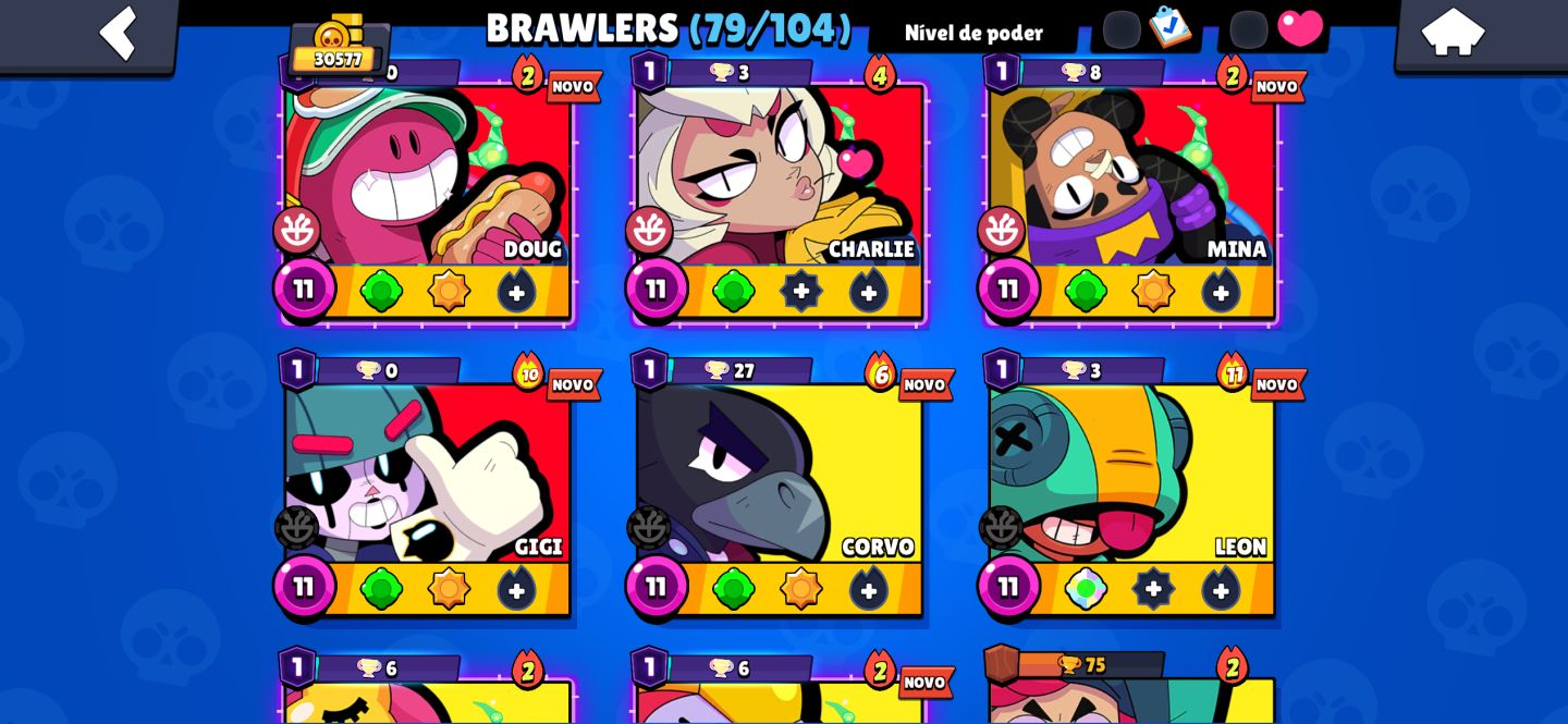 Conta Brawl Stars prestígio 28 31k troféus