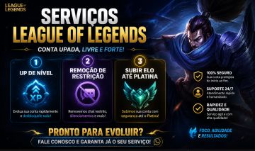 Tiro sua restrição de fila no LOL - Upo Passe,Maestria,Level e ELO ate platina