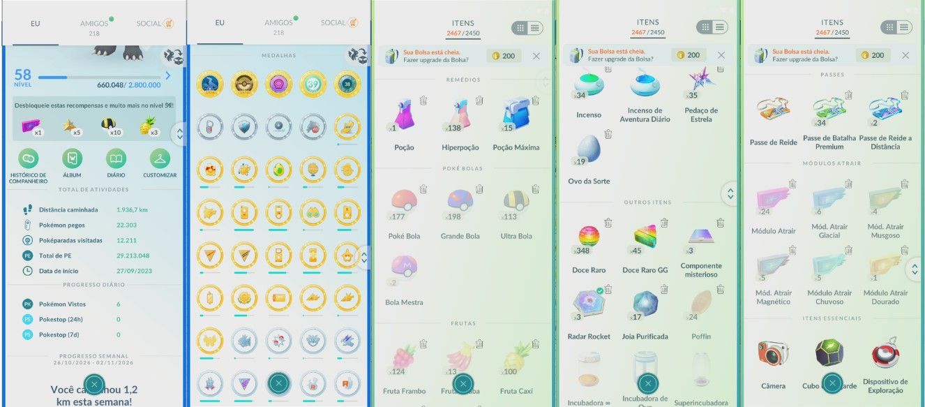 CONTA POKEMON GO LEVEL 58 | 263 LENDARIO | 144 BRILHANTE | MEWTWO ARMADURA IV100