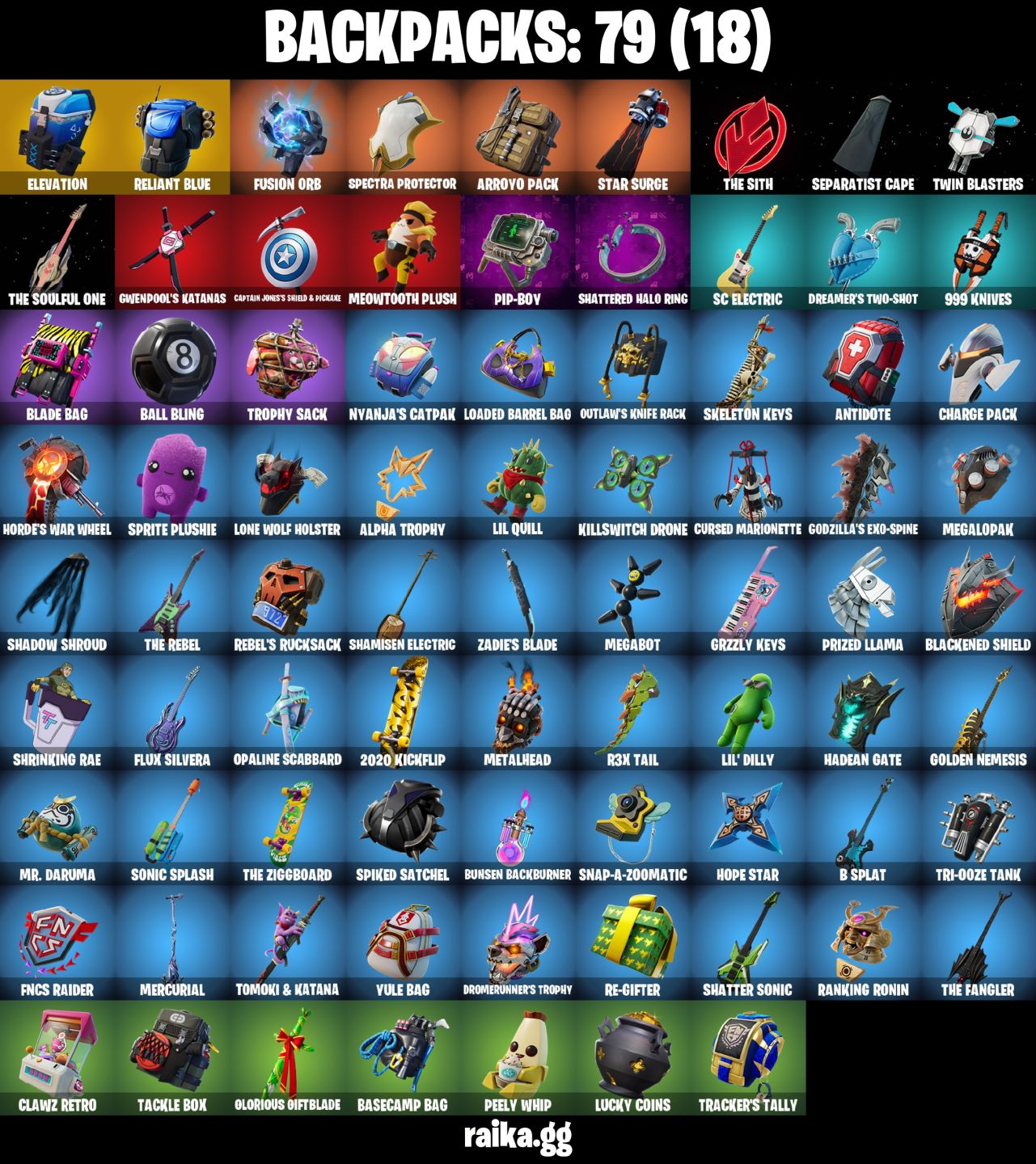 CONTA FORTNITE COM 33 SKINS TRILOGY/CLOUD STRIKER/CATALYST/KENDO/NYANJA/DAIGO