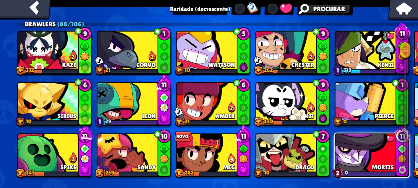 CONTA RARA 33K - 67/72 MORTES QUASE COMPLETA - 7 SKINS LENDÁRIAS+ 12 MÍTICAS
