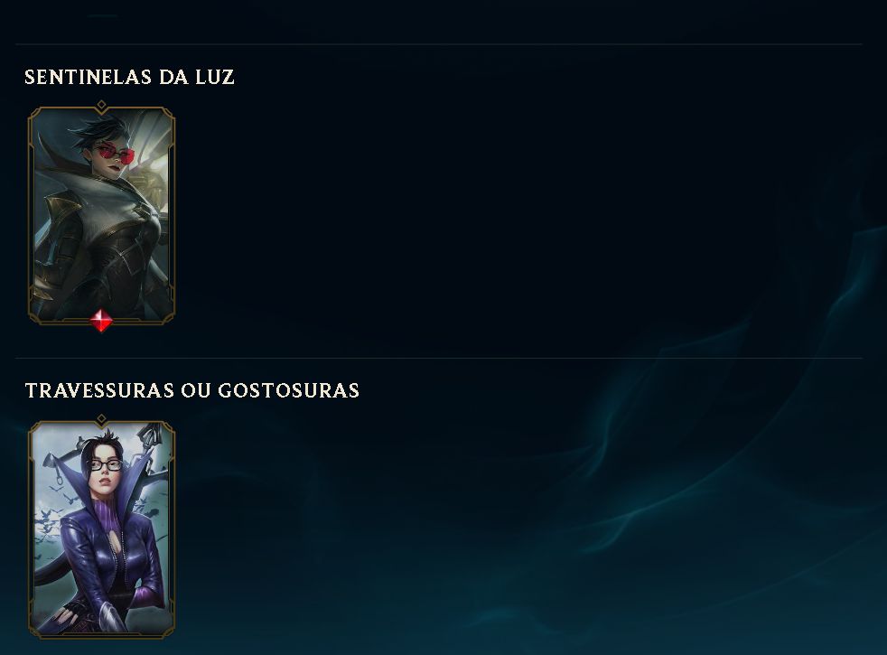 Conta Lol - Com varias Skins Platina - Brinde uma Skin no valorant - Faca