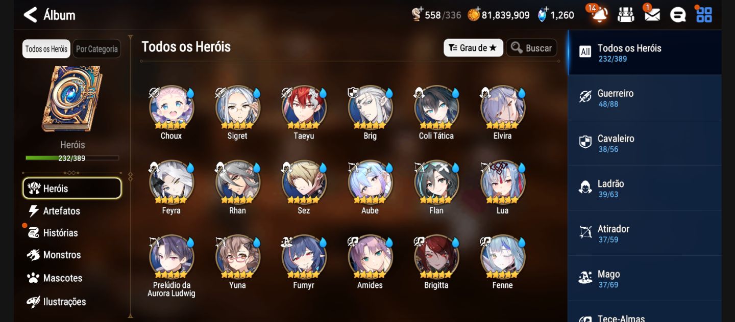 EPIC SEVEN - Conta MID GAME