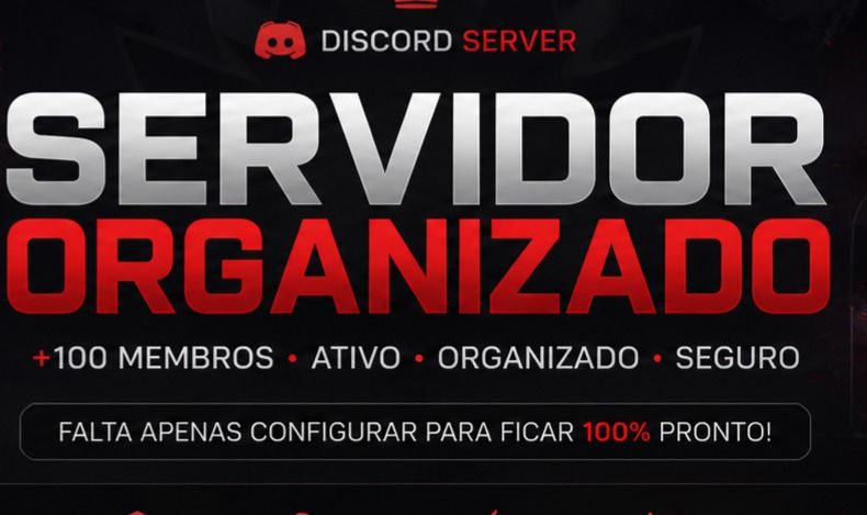 Servidor do discord com +100 pessoas
