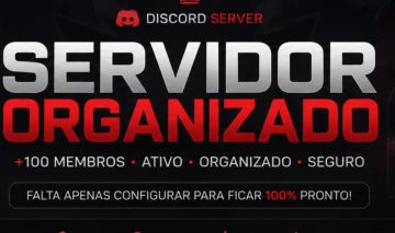 Servidor do discord com +100 pessoas