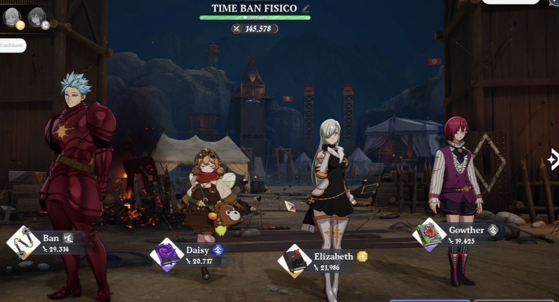Conta 7dso com 3 p10: ban, merlim e diane