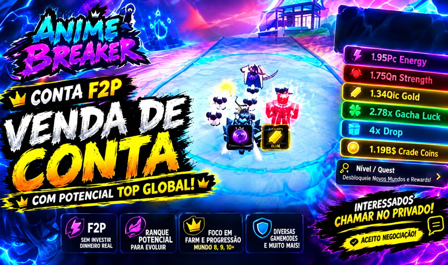 Anime Breaker | Conta F2P com Potencial TOP GLOBAL!