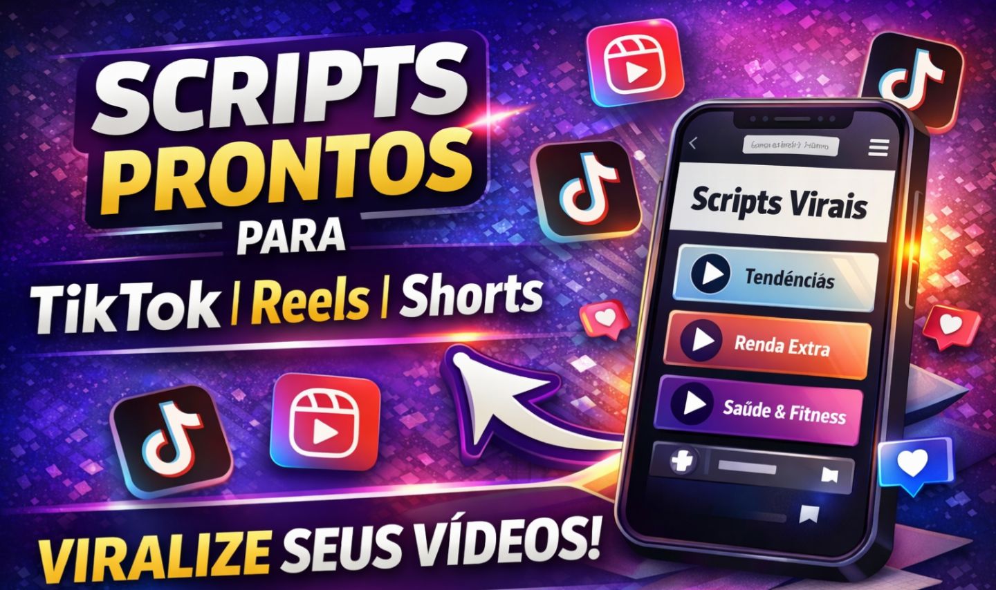 ViralScript [Script Viral Validado] Domine TikTok, Reels e Shorts
