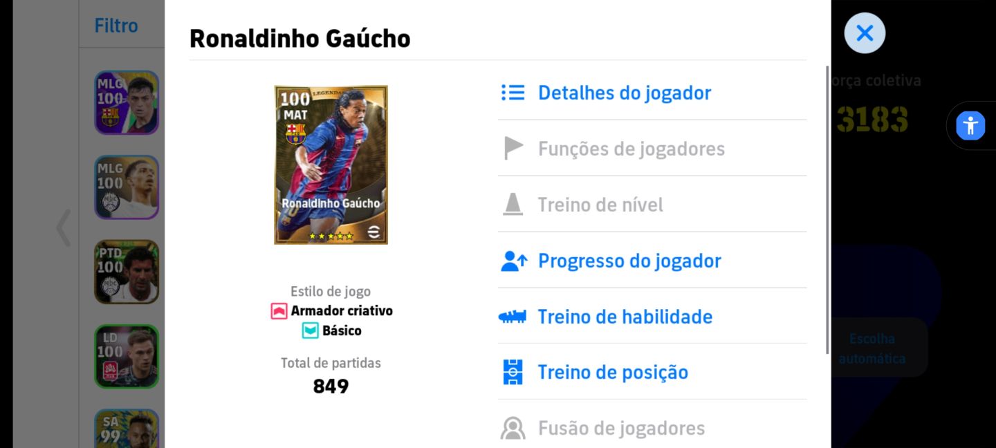 CONTA SUPER RARA EFOOTBAL!! Mais precisamente, conta 2020 pra cá.