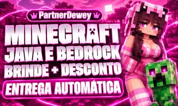 MINECRAFT JAVA + BEDROCK ORIGINAL | ENTREGA AUTOMÁTICA/IMEDIATA PROMOÇÃO+BRINDES