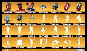 CONTA FORTNITE 416 SKINS POLO PRODIGY + 220 SKINS DE LOJA TRYHARD