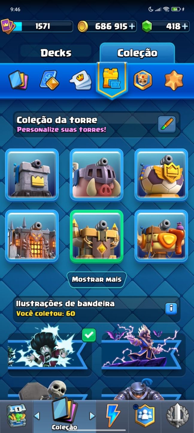 CONTA CLASH ROYALE ARENA 26 10K