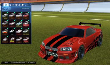 Conta rocket league com skyline, bugatti, dodge e vários bm