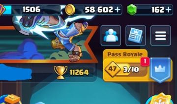CONTA CLASH ROYALE 11K TROFÉUS/ 12 EVOS/ 6 HEROIS/ EMOJES