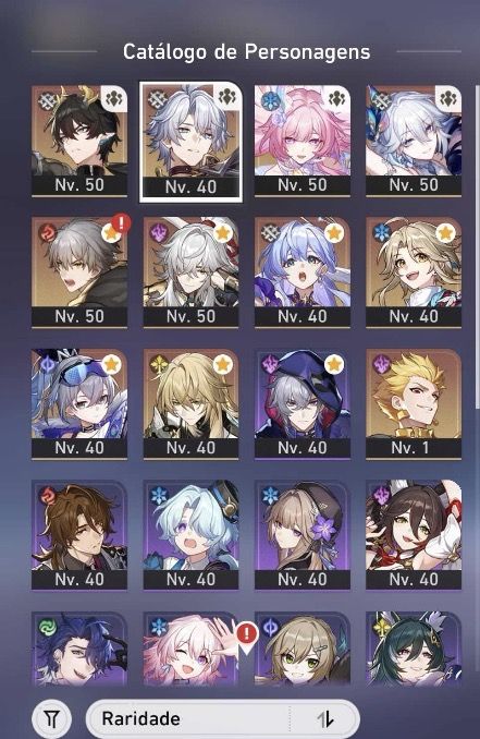 Conta honkai Phainon, Cyrene, Yao Guang, etc ar 39