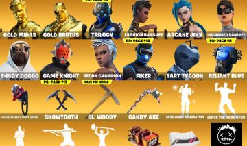 CONTA FORTNITE TOP+ 228 SKIN